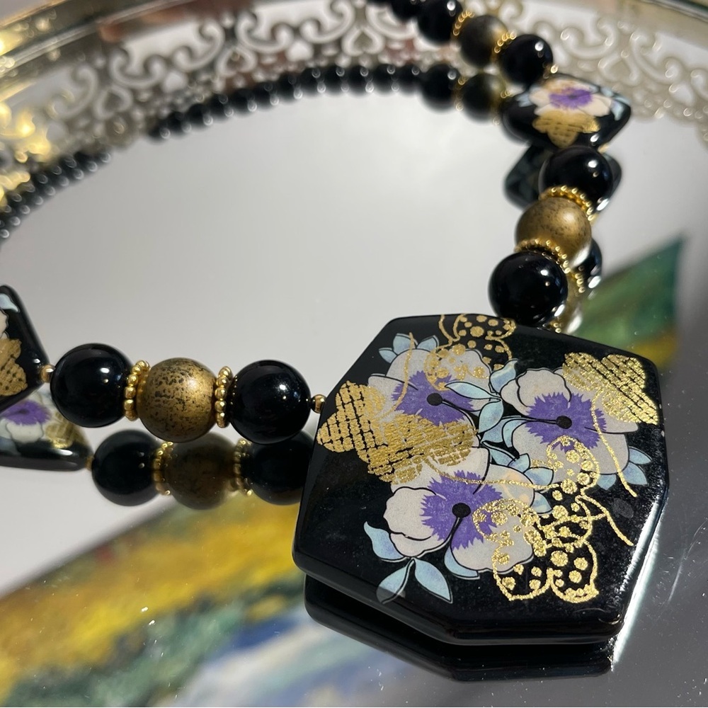 💖5 for $25😻 Japan Vintage Floral Necklace